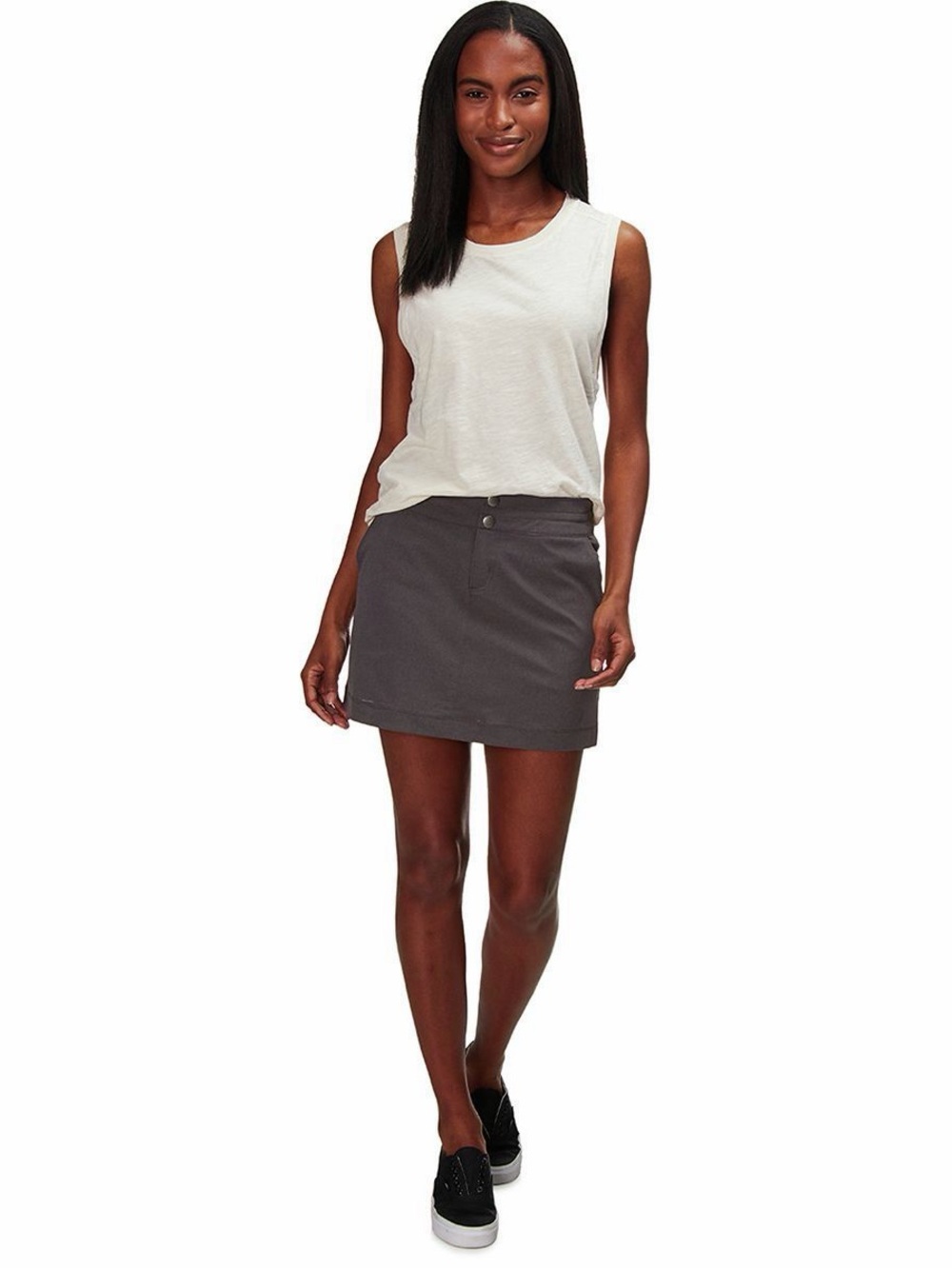 Prana Gray Celeste Skort Spandex Liner 12 Athletic Women